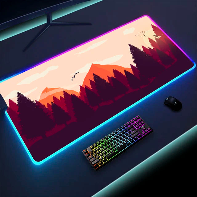 Gaming Mouse Pad Extra Large Soft Anti-Slip Rubber Base 