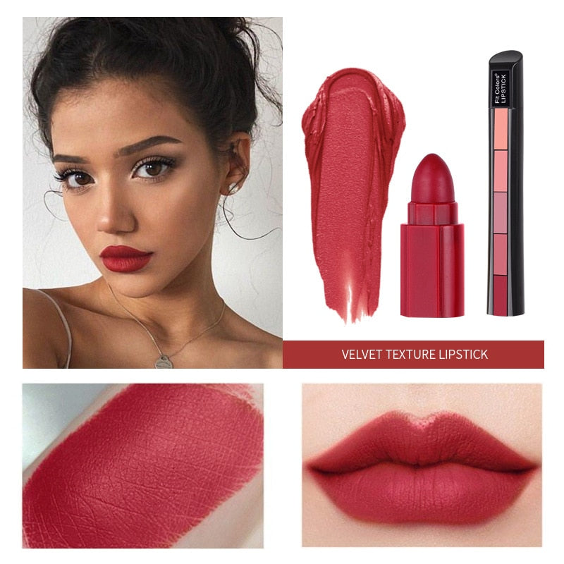 Matte Velvet Non-stick Cup Lipstick Waterproof Cosmetics 