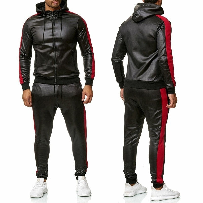 Sweat Suit Hooded Jacket Pants Set For Men Hot Selling