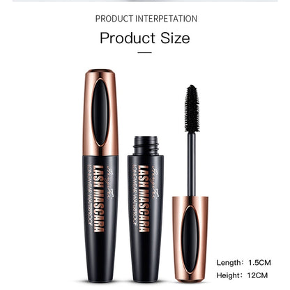 4D Silk Fiber Waterproof and Easy to Dry Mascara 2024