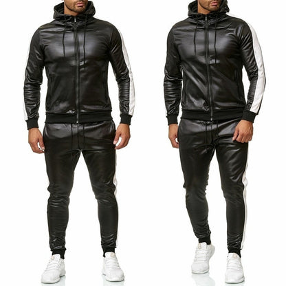 Sweat Suit Hooded Jacket Pants Set For Men Hot Selling