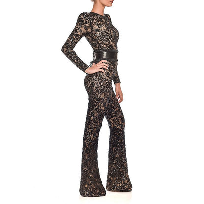 Womens Bella Embellished Jumpsuit - Trotters Independent Traders