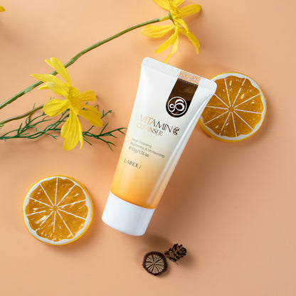 Vitamin C Facial Whitening Moisturizing Deep Cleansing Foam