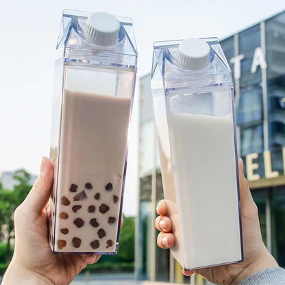 Clear Carton Milk Box Reusable Bottles Outdoor Climbing