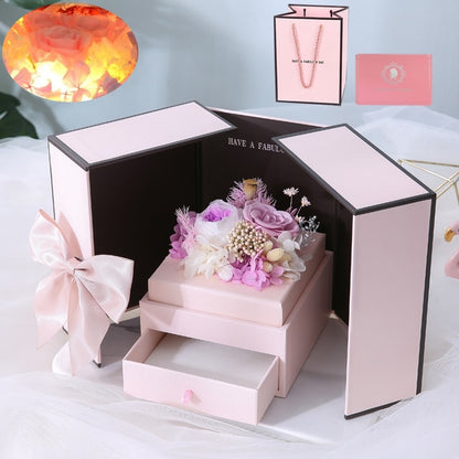 Home Transparent Empty Gift Box For Artificial Teddy Bear Rose Flower Gifts Box Women Plush Bear Rabbit Gift Transparent 40CM - Trotters Independent Traders