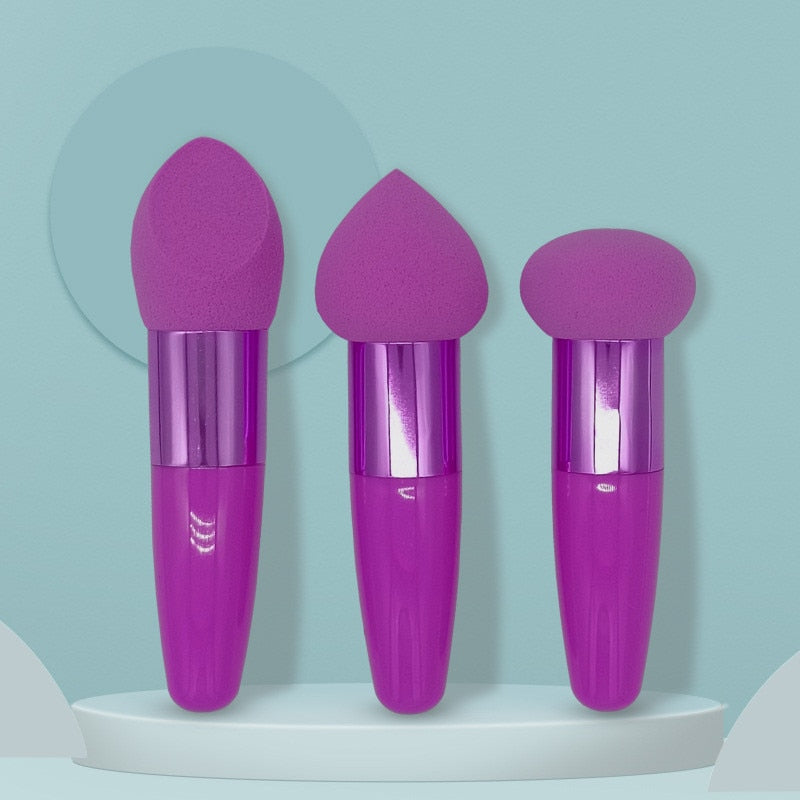 Women Mushroom Head Brush Set of 3