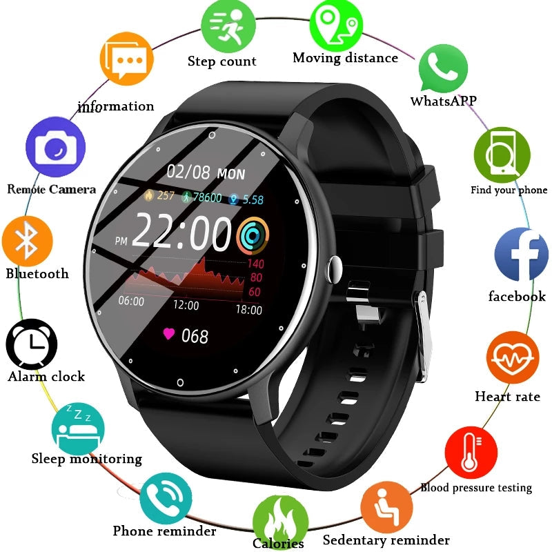 Smart Watch, Fitness Tracker with Blood Oxygen Monitor 