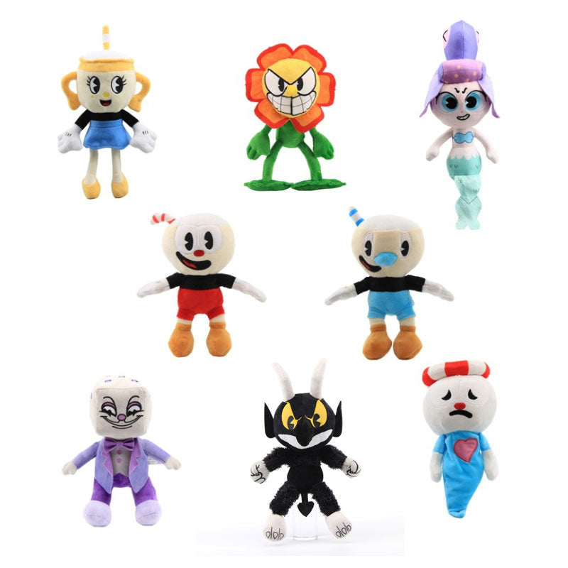 Cuphead Plush Doll Toys Plush Cuphead Dolls Cool Gift