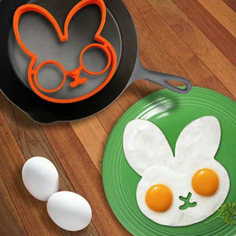 Silicon Egg Shaper Mold Great For Uniquet Egg Dishes 