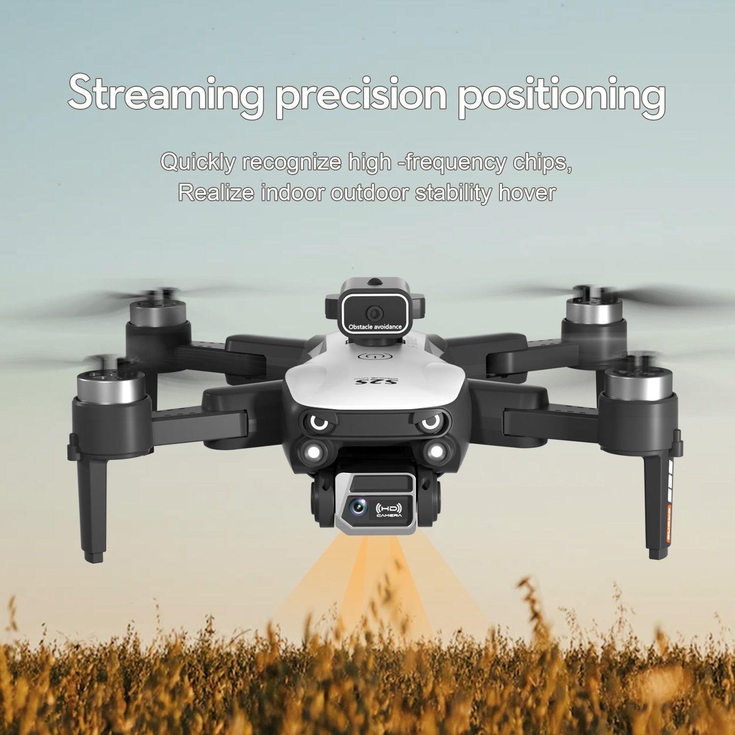 Drone With HD Camera, WiFi HD Dual Foldable RC Quadcopter