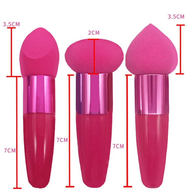 Women Mushroom Head Brush Set of 3/5