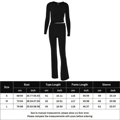 Womens Y2K Zip Up Knitted Crop Top Bottom Two Piece Set