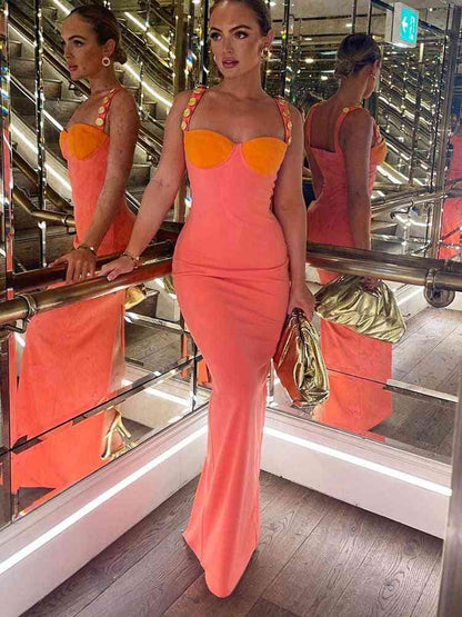 Elegant Sexy Maxi Dress Cute Fashion1