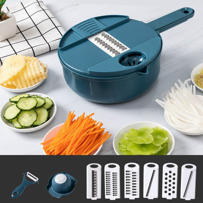 Vegetable Chopper 12 in 1 Multi-Function Vegetable Dicer