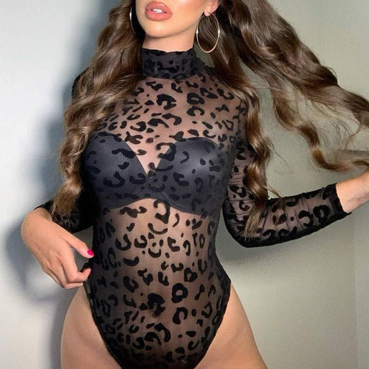 sexy game Sexy Long Sleeve Bottoming Bodysuit2