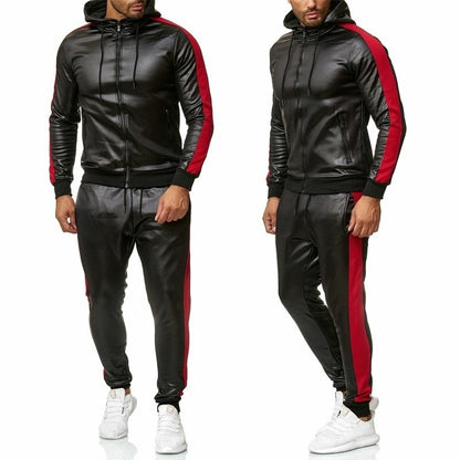 Sweat Suit Hooded Jacket Pants Set For Men Hot Selling